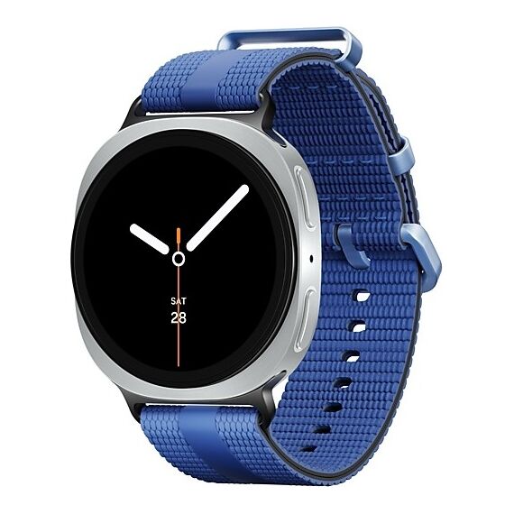 Galaxy Watch8 | 40 мм | 4G LTE | Silver | Athleisure/Blue | S/M, Размер ремешка : S/M, Тип ремешка : Athleisure, Размер корпуса : 40 мм, Подключение часов : Bluetooth / Wi-Fi + 4G LTE, Цвет ремешка: Blue, Цвет: Silver